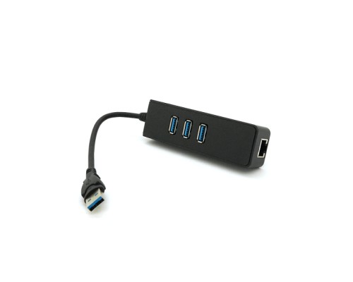 Концентратор Voltronic USB 3.0 to 3xUSB + Ethernet black (YT-3H3+1)