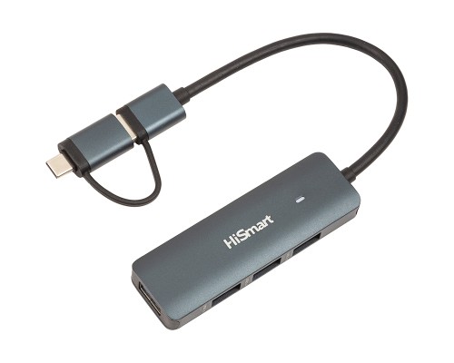 Концентратор HiSmart USB 3.0 to 4xUSB 3.0 (CA913466)