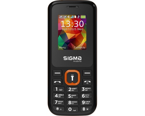 Мобільний телефон Sigma X-style 171 MINI Track Black-Orange (4827798813737)
