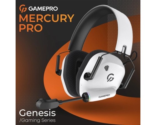 Навушники GamePro Genesis Mercury Pro 3-Mode White (HSW120W)