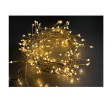 Гірлянда Chomik Кластер 150 LED 1,5м, теплий білий, 3АА (5900779901803)
