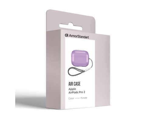 Чохол для навушників Armorstandart Air для Apple Airpods Pro 2 Purple (ARM85335) (ARM85335)