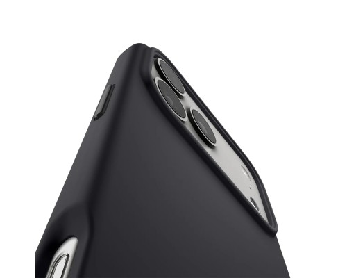 Чохол до мобільного телефона Spigen Silicone Fit MagFit iPhone 17 Pro Black (ACS10335)