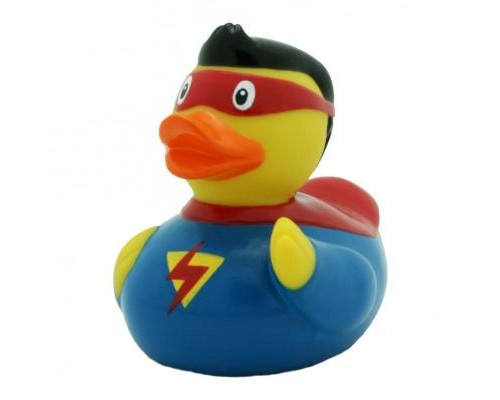 Іграшка для ванної Funny Ducks Супермен утка (L1809) Іграшка для ванної Funny Ducks Супермен утка (L1809)