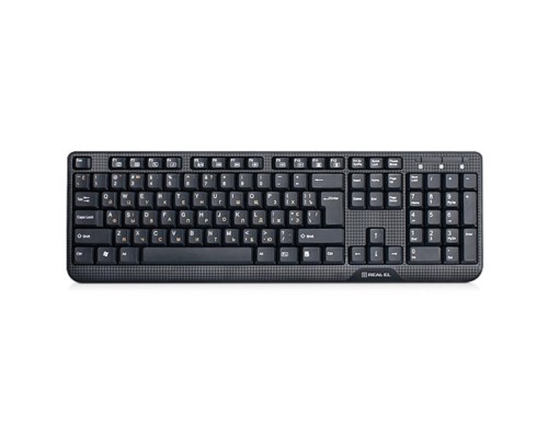 Клавіатура REAL-EL 500 Standard, USB, black