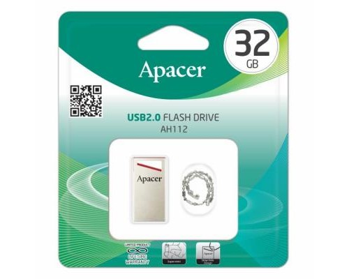 USB флеш накопичувач Apacer 32GB AH112 USB 2.0 (AP32GAH112R-1) 