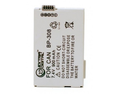 Акумулятор до фото/відео Extradigital Canon BP-308B (DV00DV1077) 