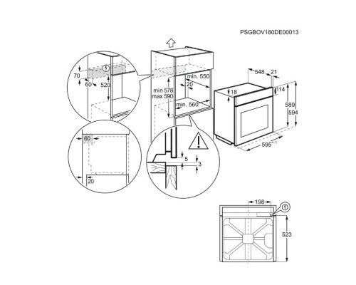 Духова шафа Electrolux OPEB2520V Духова шафа Electrolux OPEB2520V