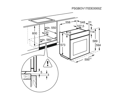 Духова шафа Electrolux OPEB2520V Духова шафа Electrolux OPEB2520V