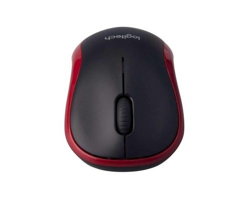 Мишка Logitech M185 red (910-002237)