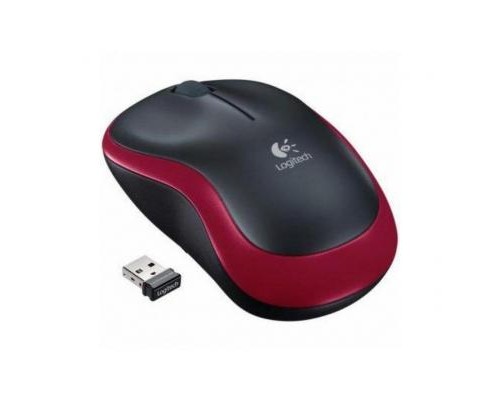 Мишка Logitech M185 red (910-002237)