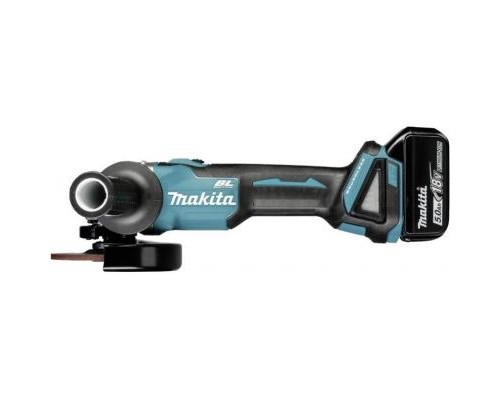 Шліфувальна машина Makita LXT, 5Аг х 2шт, Makpac, 125 мм (DGA504RTJ)