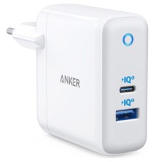 Зарядний пристрій Anker PowerPort+ Atom III 45W USB-C+15W USB-A (White) (A2322G21)