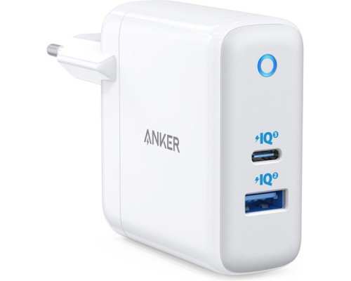 Зарядний пристрій Anker PowerPort+ Atom III 45W USB-C+15W USB-A (White) (A2322G21)