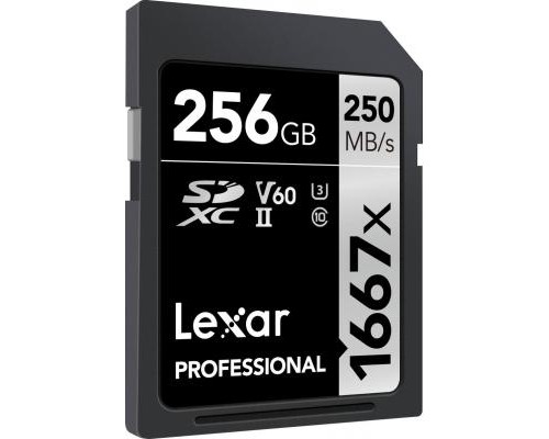 Карта пам'яті Lexar 256GB SDXC class 10 UHS-II U3 V60 1667x Professional (LSD256CB1667)