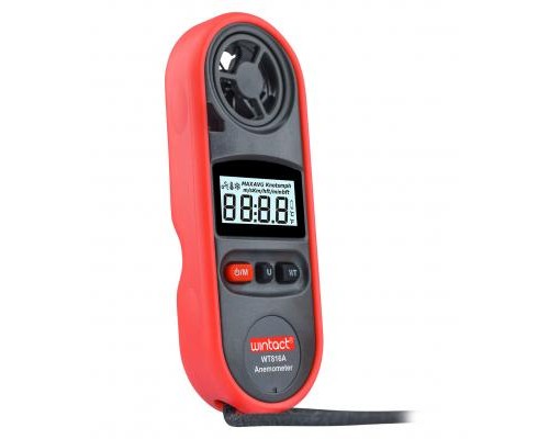 Анемометр Wintact цифровий 0,7-30м/с, -10-45°C (WT816A)