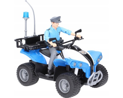 Спецтехніка Bruder поліцейський квадроцикл + фігурка полісмен (63010)