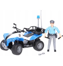 Спецтехніка Bruder поліцейський квадроцикл + фігурка полісмен (63010)
