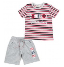 Набір дитячого одягу Breeze в смужку (15997-98B-red)