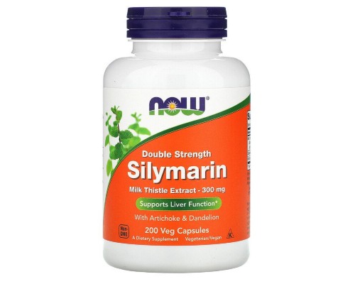 Трави Now Foods Силімарин (Розторопша) 300мг, 200 гелевих капсул (NOW-04753)