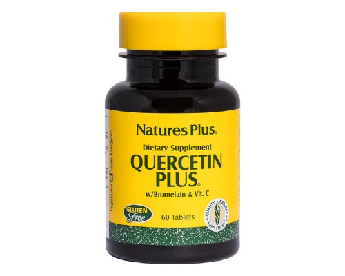 Вітамін Natures Plus Кверцетин Плюс і Вітамін С, Quercetin Plus with Vitamin C Na (NTP2564)