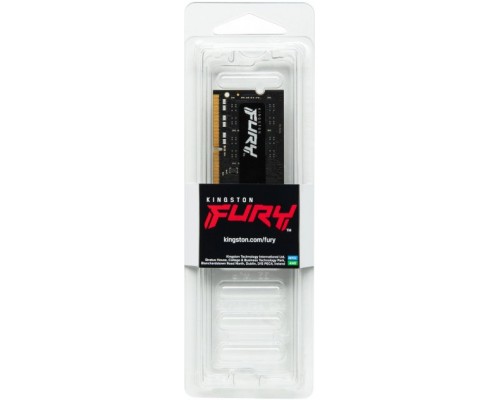 Модуль пам'яті для ноутбука SoDIMM DDR4 16GB 2666 MHz FURY Impact Kingston Fury (ex.HyperX) (KF426S16IB/16) Модуль пам'яті для ноутбука SoDIMM DDR4 16GB 2666 MHz FURY Impact Kingston Fury (ex.HyperX) (KF426S16IB/16)