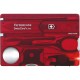 Ніж Victorinox SwissCard Lite Transparent Red Blister (0.7300.TB1)