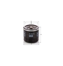 Фільтр масляний Mann W6026