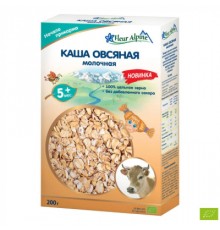 Дитяча каша Fleur Alpine молочна Organic Вівсяна 200 г (4006303005601)