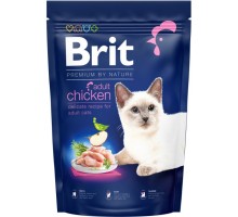 Сухий корм для кішок Brit Premium by Nature Cat Adult Chicken 300 г (8595602552962)