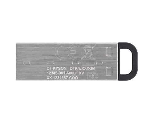 USB флеш накопичувач Kingston 256GB DT Kyson Silver/Black USB 3.2 (DTKN/256GB) 