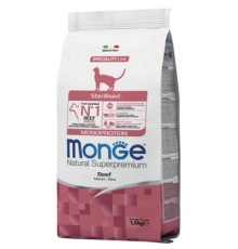 Сухий корм для кішок Monge Cat Sterilised з яловичиною 1.5 кг (8009470005524)