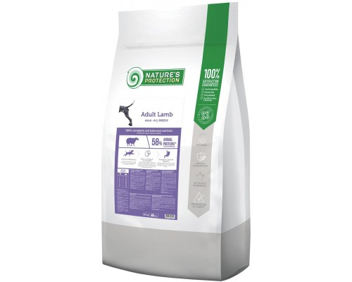 Сухий корм для собак Nature's Protection Adult Lamb All breeds 18 кг (NPB46030)