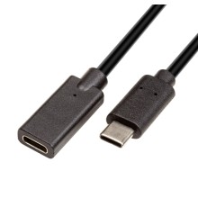 Дата кабель USB-C 3.0 M/F 1.5m 3A PowerPlant (CA912582)