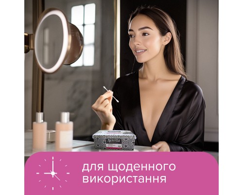Ватні палички Novita Professional в картонній коробці 200 шт. (4823071648072)