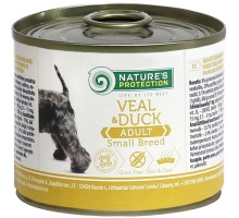 Консерви для собак Nature's Protection Adult small breed Veal&Duck 400 г (KIK45096)