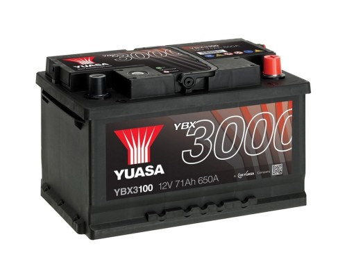 Акумулятор автомобільний Yuasa 12V 71Ah SMF Battery (YBX3100)