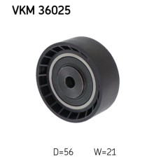 Ролик натягувача ременя SKF VKM 36025