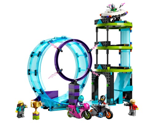 Конструктор LEGO City Stuntz Неймовірне завдання для каскадерів 385 деталей (60361)