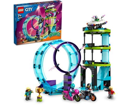 Конструктор LEGO City Stuntz Неймовірне завдання для каскадерів 385 деталей (60361)