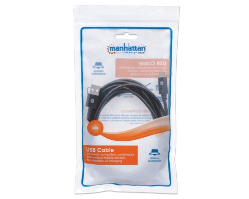 Дата кабель USB 2.0 AM to Type-C 3.0m Intracom (354936)