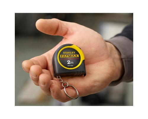 Рулетка Stanley FatMax брелок, 2м х 13мм в гумовому корпусі (FMHT1-33856)