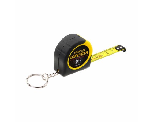Рулетка Stanley FatMax брелок, 2м х 13мм в гумовому корпусі (FMHT1-33856)