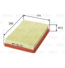 Повітряний фільтр для автомобіля Valeo 585269