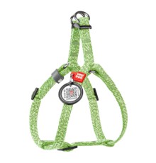 Шлея для котів WAUDOG Re-cotton з QR паспортом XS Ш 10 мм В=С: 28-40 см салатова (16705)