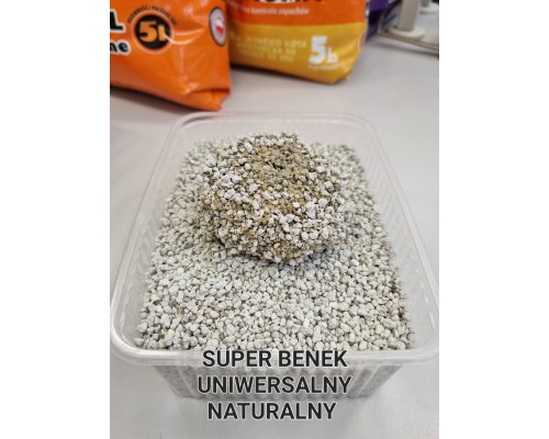 Наповнювач для туалету Super Benek Бентонітовий універсальний натуральний 5 л (5905397010180)