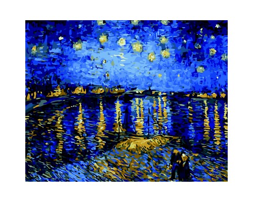 Картина по номерам ZiBi Зоряне небо 40*50 см ART Line (ZB.64164)