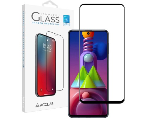 Скло захисне ACCLAB Full Glue Samsung M51 (1283126508660)