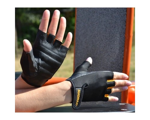Рукавички для фітнесу MadMax MFG-251 Rainbow Orange L (MFG-251-ORG_L)