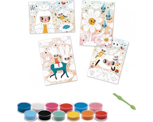 Набір для творчості Djeco Чудово мило художній комплект малювання кольоровим піском (DJ08678)